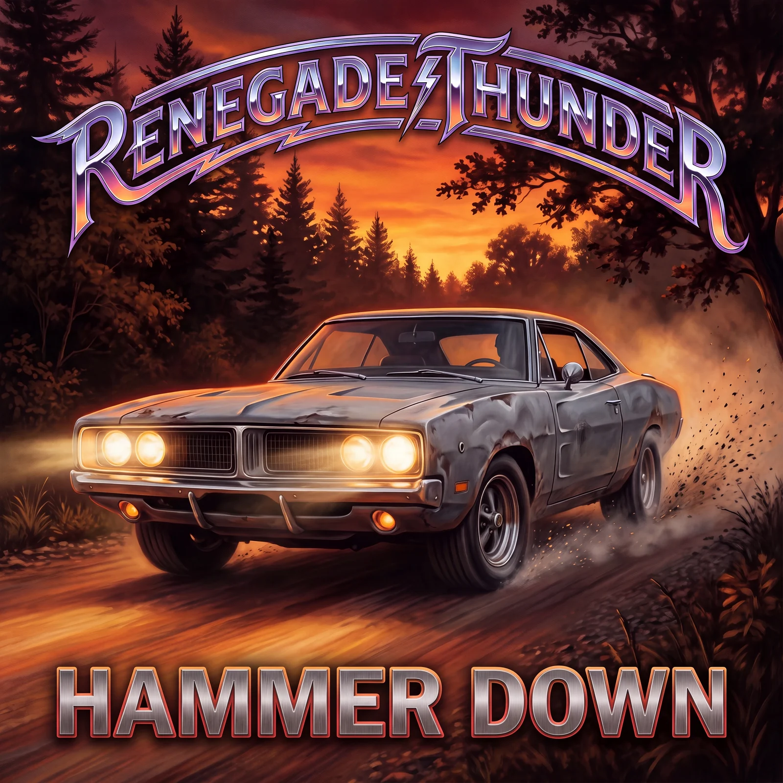 HAMMER DOWN - Renegade Thunder debut album